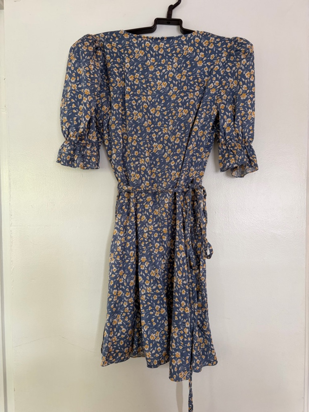 Reformation Giorgia Silk Floral Wrap Mini Dress - Picture 5 of 6
